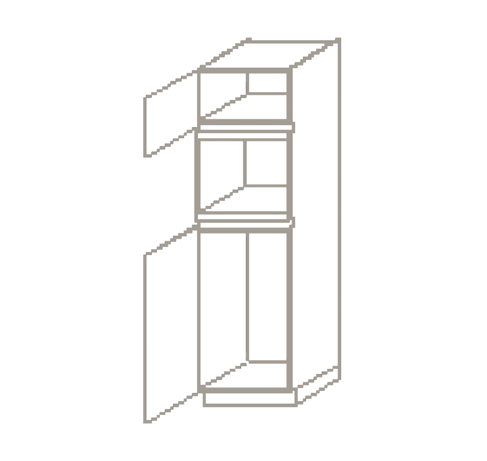greeploze%202078mm%20hoge%20apparatenkast%20voor%20combi%20oven%20en%20koelkast%20links
